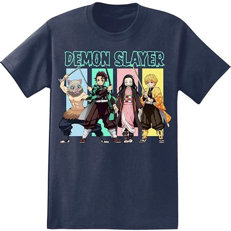 Demon Slayer: Kimetsu no Yaiba - Demon Slayer Mens Anime T-Shirt ...