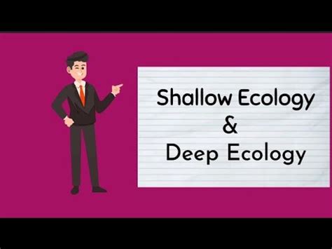 Shallow Ecology & Deep Ecology | Ecocriticism || Literary Criticism and Theory || Eng Lang & Lit ...