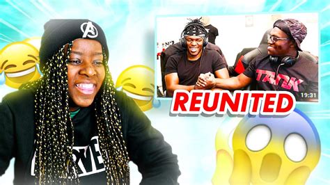 KSI AND DEJI REUNITE! | Reunion With My Brother Reaction - YouTube