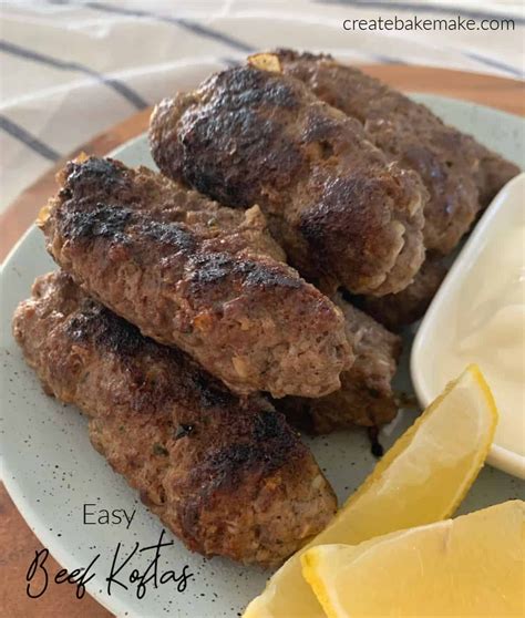 This easy Beef Kofta recipes makes a great simple family meal. They are freezer friendly and ...