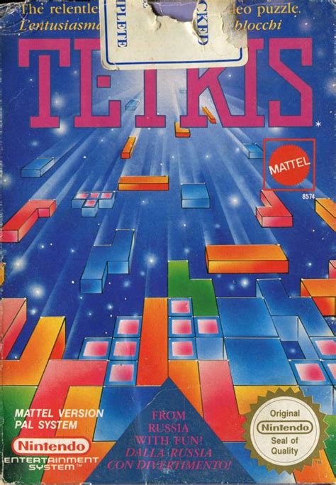 Tetris (1989) NES box cover art - MobyGames