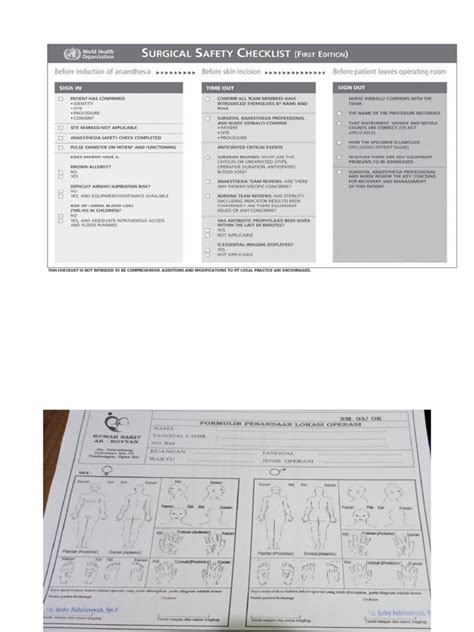 Surgical Checklist | PDF