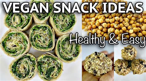 Easy Healthy Vegan Snack Recipes | Vegetarian Recipes