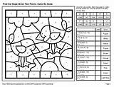 Find The Slope Given Two Points  Color By Code / Coloring Pages Farm sketch template