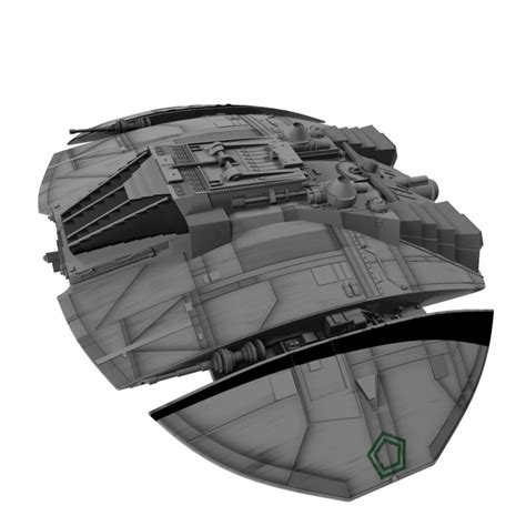 3d cylon raider battlestar galactica model