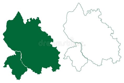 Palamu District Jharkhand State, Republic of India, Division Map Vector ...