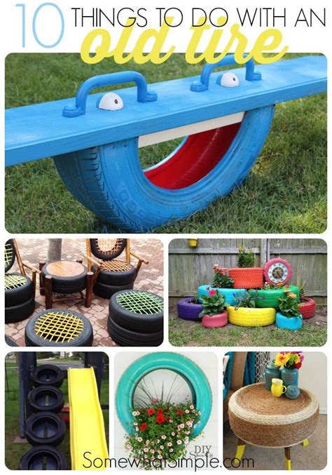 Tire Recycling - 10 Amazing DIY Tire Projects | Tyre ideas for kids ...