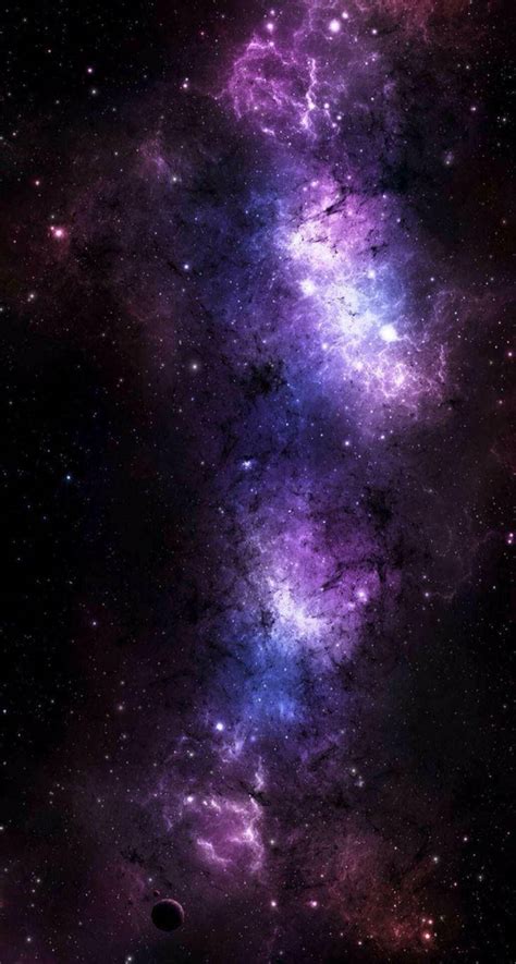 Download Purple Galaxy Clouds Space Iphone Wallpaper | Wallpapers.com