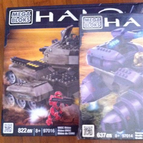 (Reserved) Mega Bloks HALO UNSC Rhino & Covenant Wraith, Hobbies & Toys ...