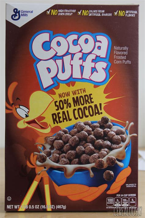 Review: Cocoa Puffs (Now With 50% More Real Cocoa) - Cerealously