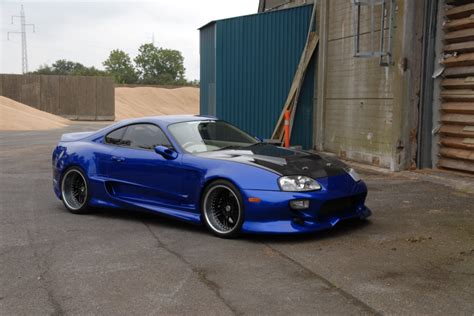 Gorgeous blue Toyota Supra with a Veilside kit! | Toyota supra, Toyota supra mk4, Tuner cars