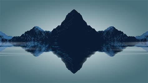 Mountains Minimalist Low Poly Art Wallpaper 4k HD ID:3354