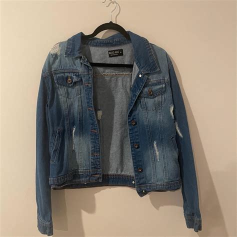 Blue Age Denim Jacket Size: M Perfect Condition... - Depop