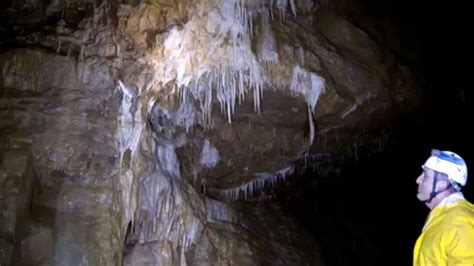 Cave formations in GB Cave, Mendip UK - YouTube