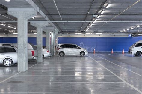 Indoor parking lot stock image. Image of shopping, concrete - 84437247