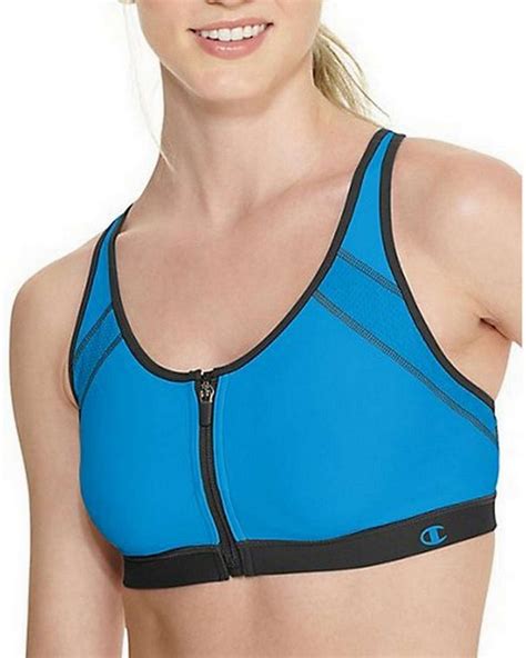 Champion B7920 | Champion B7920 Women's The Zip Sports Bra