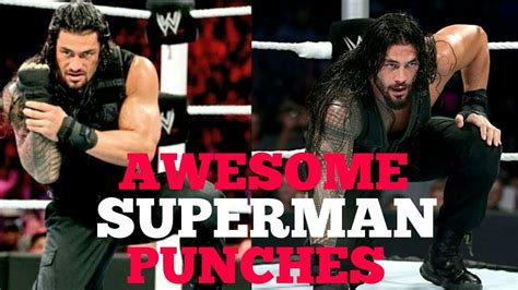 Roman Reigns Awesome Superman Punches || WWE Superstar || HD Video ...