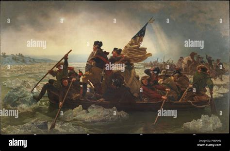 Washington Crossing the Delaware. Museum: Metropolitan Museum of Art, New York Stock Photo - Alamy