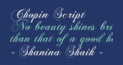 Chopin Script free Font - What Font Is