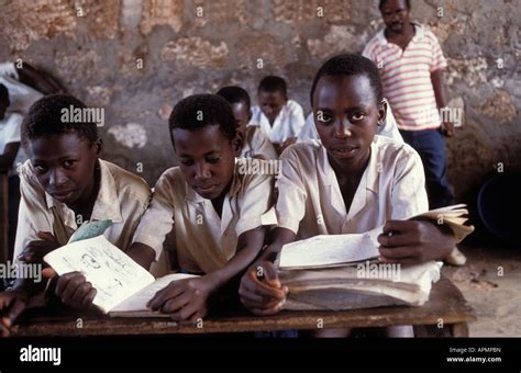 Primary school in Tanzania Stock Photo - Alamy