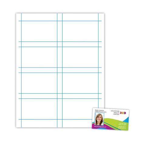 Blank Printable Business Cards
