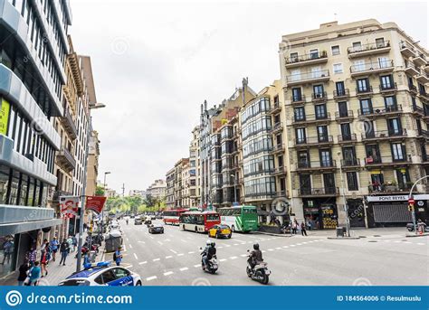 Barcelona City Center in Spain. Editorial Photo - Image of panorama ...