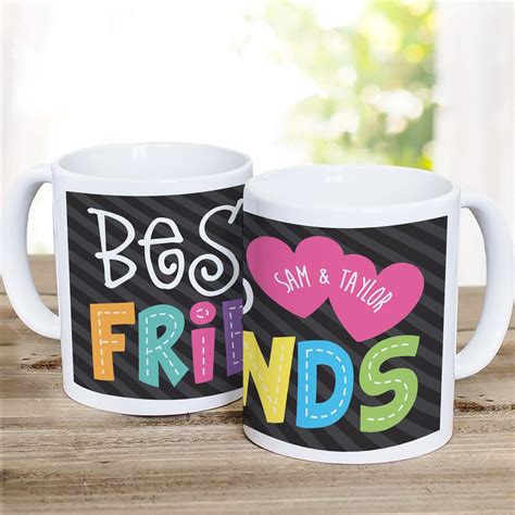 Best Friend Coffee Mugs Personalized / Best Friends Personalized Long ...