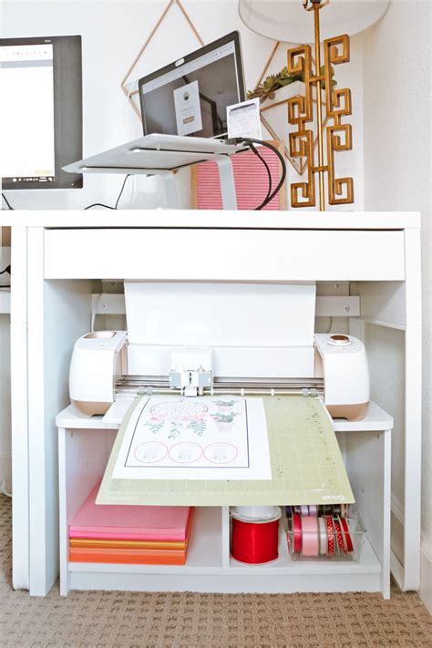 The Best Cricut Setup For Your Office | Office craft room combo, Craft room office, Office ...