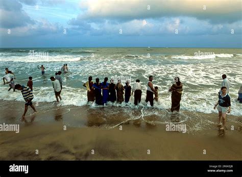 Velankanni beach in Tamil Nadu, India, Asia Stock Photo - Alamy