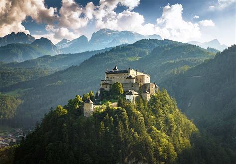 Hohenwerfen Castle in Austria is a stunning structure dating back more ...