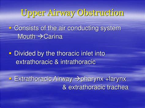 PPT - Upper Airway Obstruction PowerPoint Presentation, free download - ID:3108356