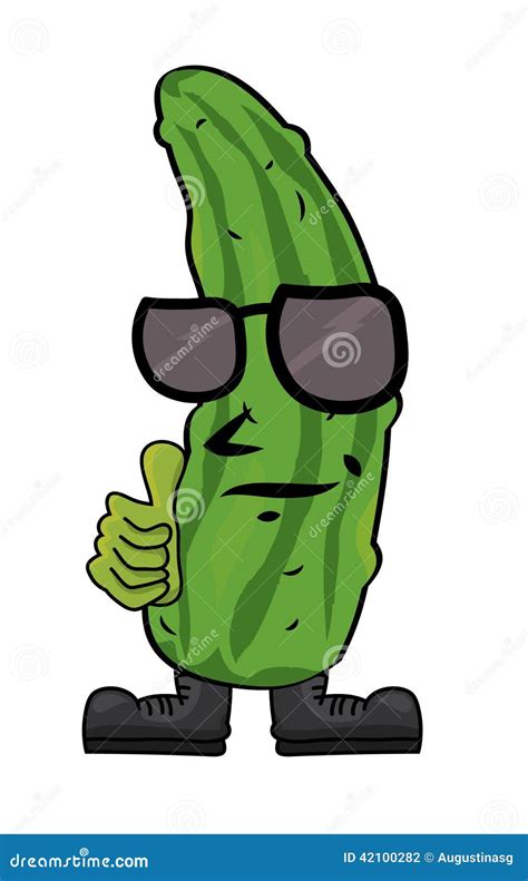 Cucumber Characters Illustration Stock Illustration - Image: 42100282