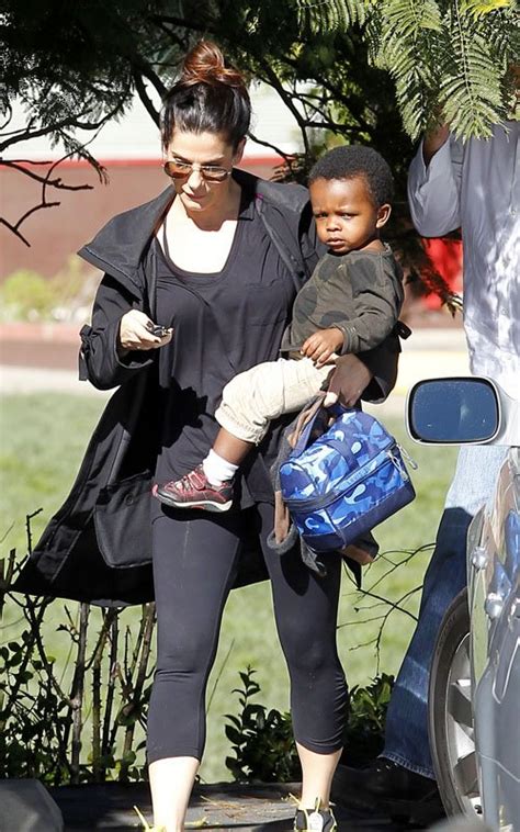 Sandra Bullock & Her School Ready Son Louis | Celeb Baby Laundry