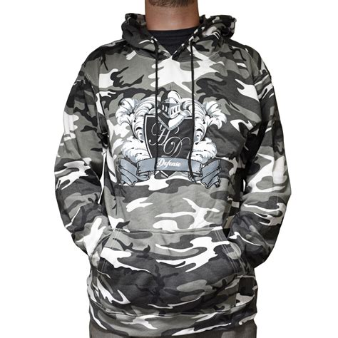 HD Defense Hoodie (White Camo) - HD Defense