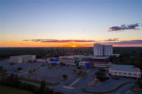 Providence Hospital at Sunset in Mobile, Alabama Stock Photo - Image of metropolis, tower: 203068912