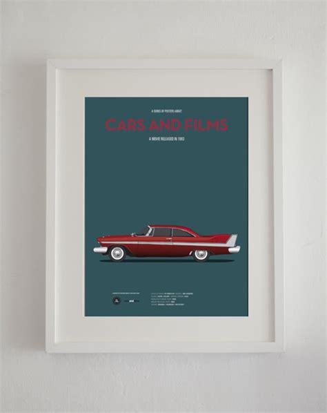 Christine Car Movie Poster Art Print A3 Cars and Films Home - Etsy