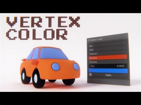 Vertex Color Addon - Tutorial and Download - Released Scripts and Themes - Blender Artists Community