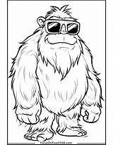 50  Yeti Coloring Pages Free PDF Printables sketch template