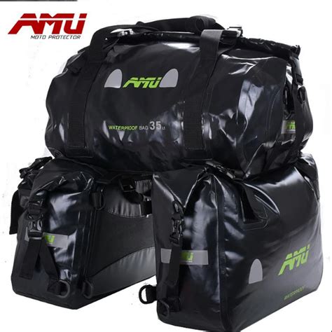 AMU Motorcycle waterproof Saddlebags Waterproof tank bag Racing Riding Motor Helmet Bags Oil ...