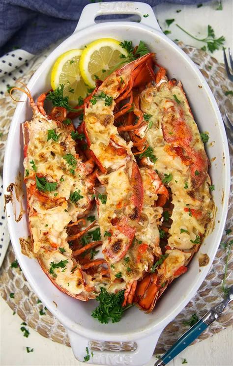 Classic Lobster Thermidor recipe is easy to make at home. Tender chunks of lobster in a cognac ...