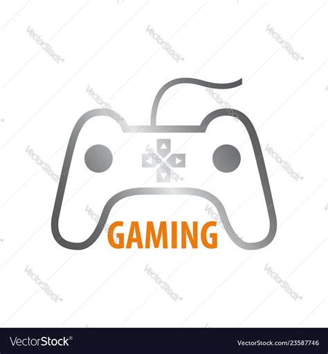 Stick gaming logo concept design symbol graphic Vector Image