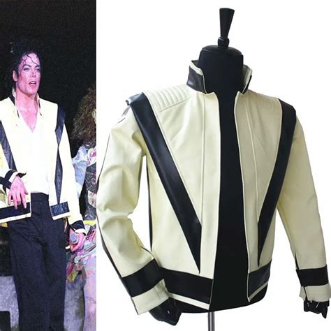 Rare MJ Michael Jackson Thriller Light Green Open PU Leather Jacket On ...