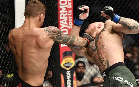 Dustin Poirier vs. Conor McGregor 2 fight stats