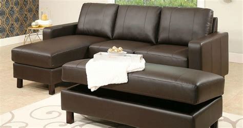 Leather Reversible Sectional and Storage Ottoman Only $399 Shipped (Regularly $900)