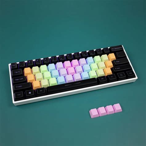 OEM Profile Translucent Mixable Keycaps – White | Flashquark