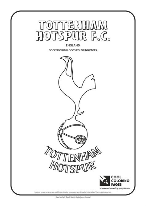 Cool Coloring Pages Tottenham Hotspur F.C. logo coloring page - Cool ...