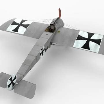 Fokker E.III ~ 3D Model ~ Download #91389906 | Pond5