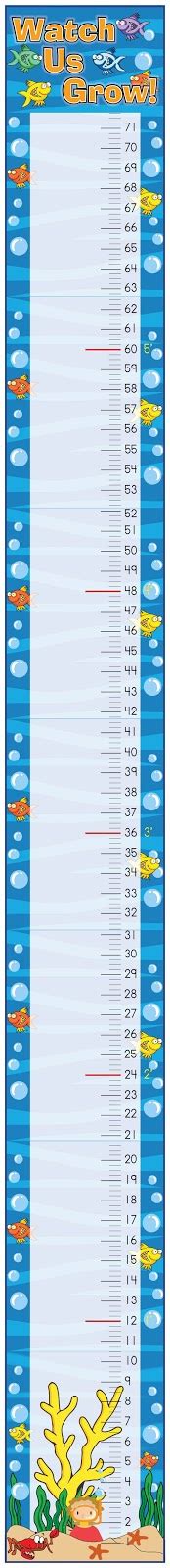 Lanie's Little Learners: Watch Us Grow! "Under the Sea" Growth Chart