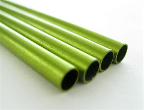 Anodized Aluminum Tubing 5/32" Lime Green from bethsingleton on Etsy Studio