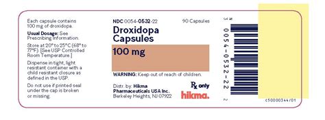 These highlights do not include all the information needed to use DROXIDOPA CAPSULES safely and ...